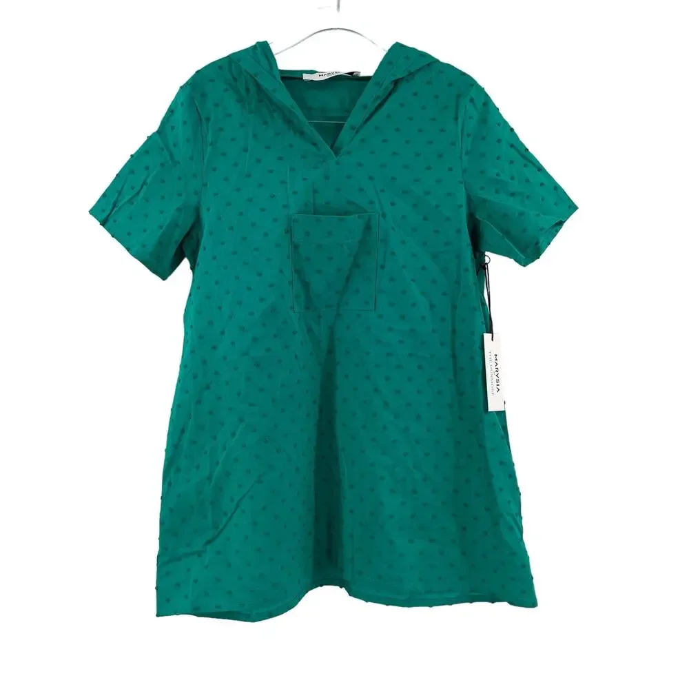 MARYSIA At The Dunmore Toddler Girls Size 2 Swim Cover Up Swiss Dot Resort NWT